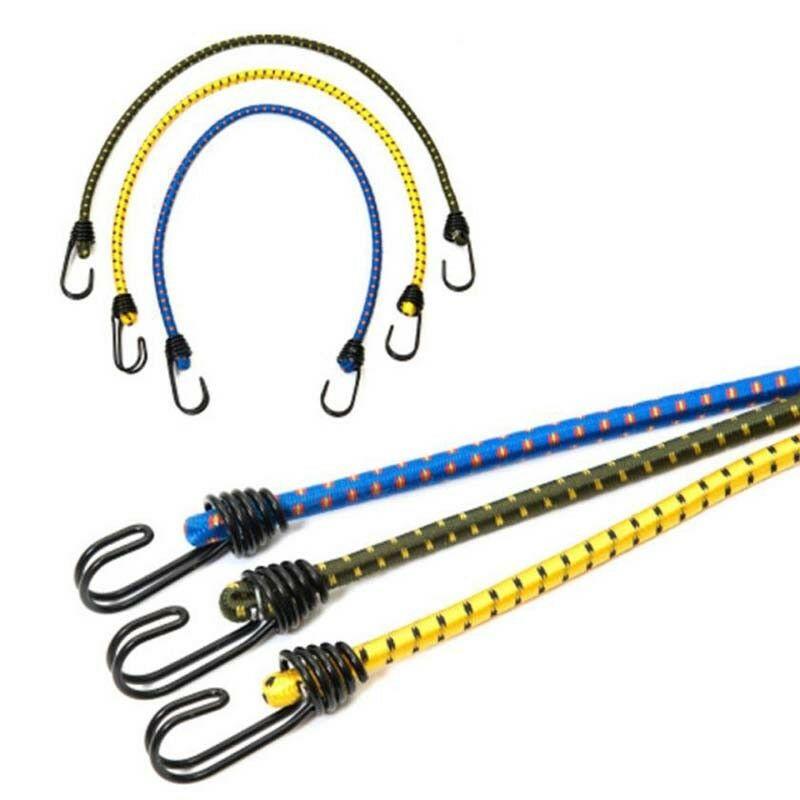 1.5m High Elastic Luggage Rope With Double Clasp Tent Device For Camping Practical