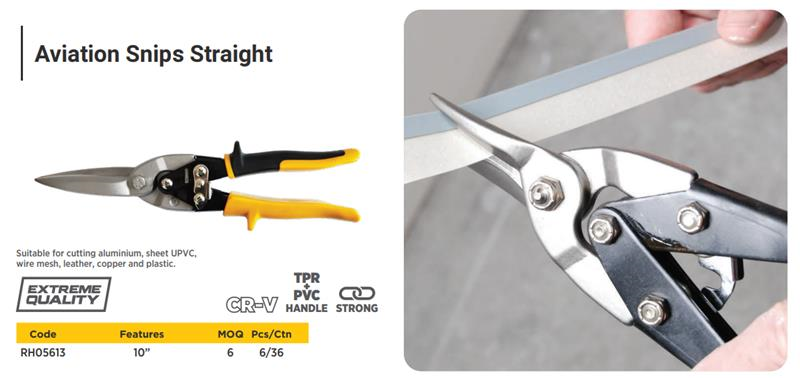 10" AVIATION SNIPS GERADE
