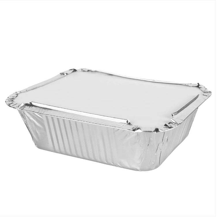 10 Pack Aluminium Containers With Lids 16oz