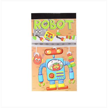 12 Sheets Robot Stickers Childrens Party Bag Fillers