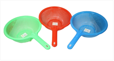 1 Pack Household Kitchen Use Plastic Strainer Drainer 3 Colours 23cm