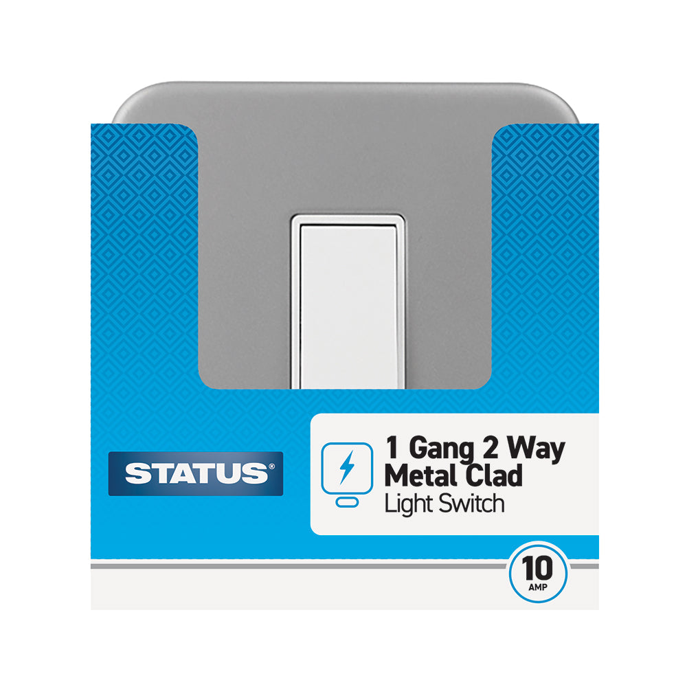 1 gang - 2 way - Metal Clad - Light Switch - 1 pk - in CDU