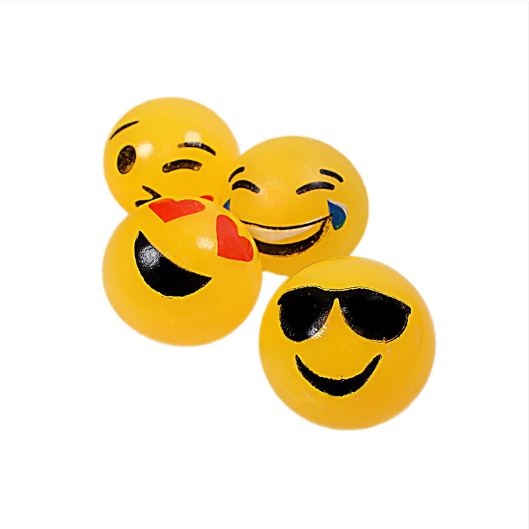 1 x Emoji Splat Ball Smiley Face Stress Squeeze Ball