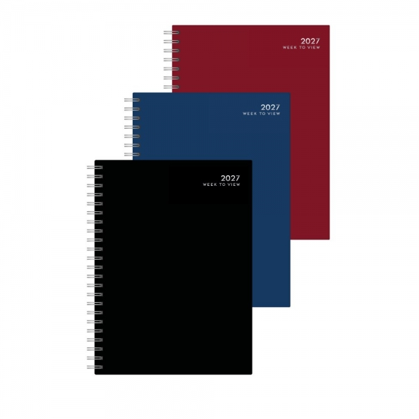 A5 WTV Classic Spiral Diary in CDU