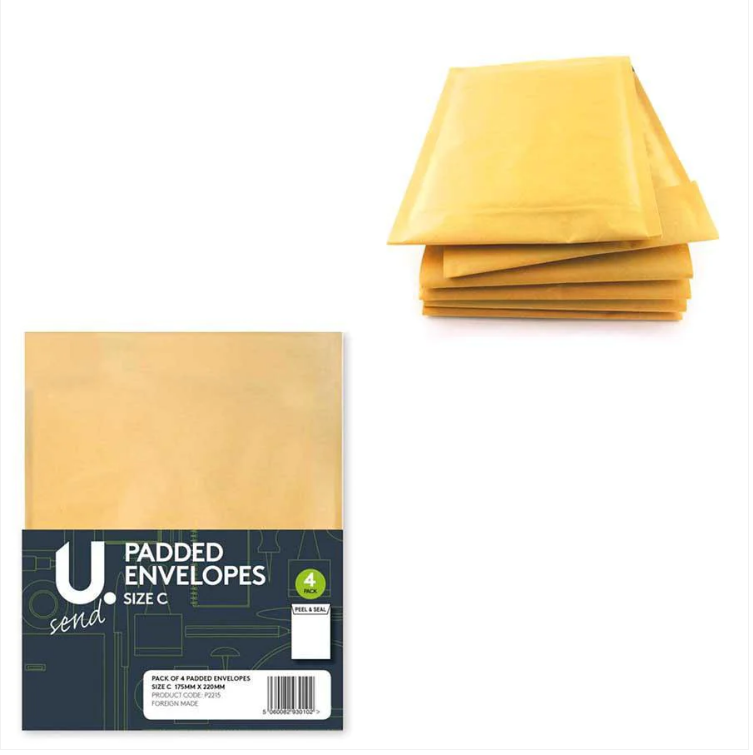 3 Pack Size E Padded Envelopes Home/Office Supplies 220mm x 265mm 3 Pack