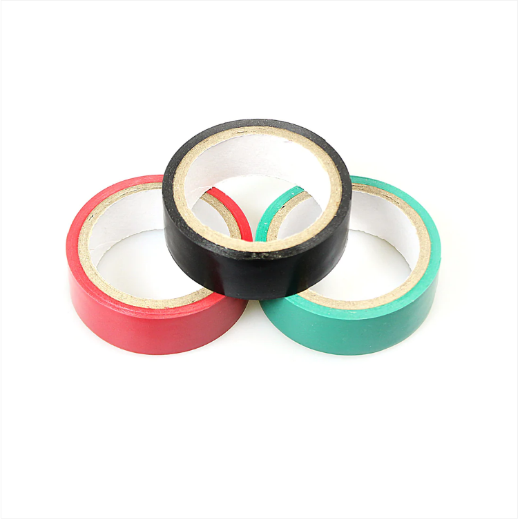 3 Piece Muticoloured Electrical Cellotape Set Diy