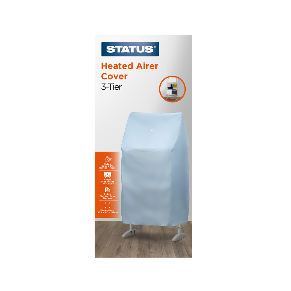 3 Tier Heated Clothes Airer Cover - 1 pk - in Glossy Retail Box - 6pcs per Brown Carton