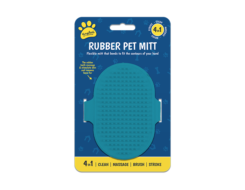 4-IN-1 Rubber Pet Mitt