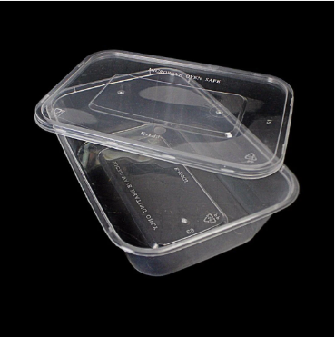4 Rectangular Stackable Food & Meal Preparation Containers With Lids 1000ml