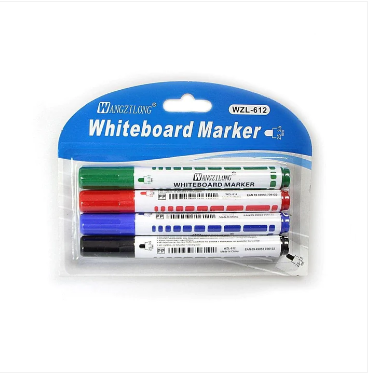 4 Whiteboard Markers Art & Craft Stationery Home