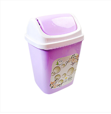 5 Litre Kitchen Bathroom Bedroom Mini Plastic Waste Bin Blue Purple