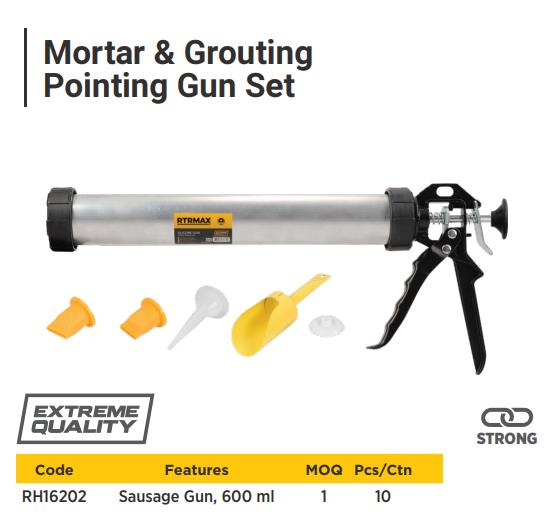 600 ML MORTAR APPLICATOR GUN SET