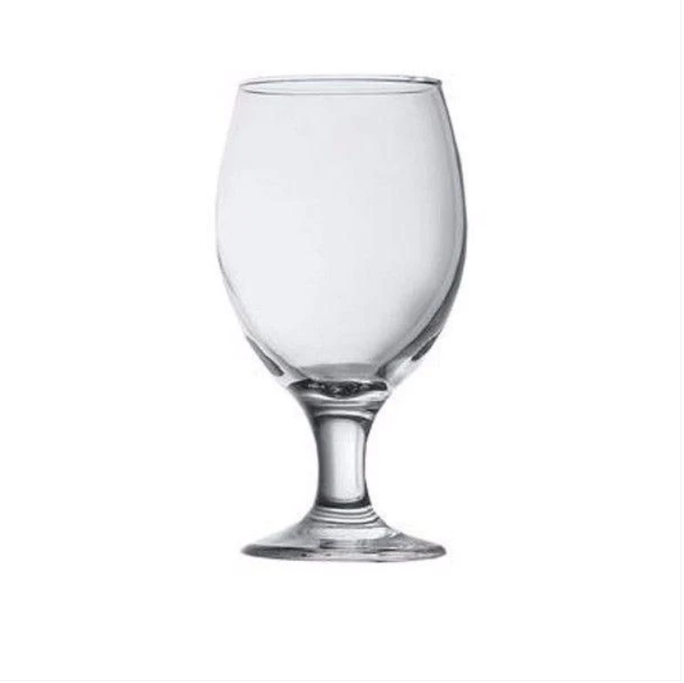 6 Pack of clear glass beer glass, drinking glass fancy beer glass 400ml