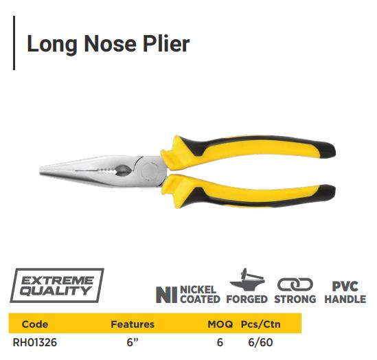6'' LONG NOSE PLIER