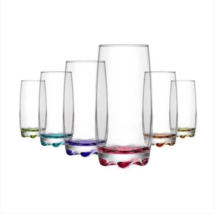 6 pcs CORAL ADORA GLASSES 13 1/4 OZ