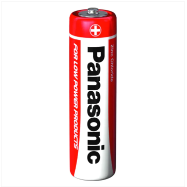 8x Panasonic AA Batteries Zinc Carbon R6 1.5V Battery