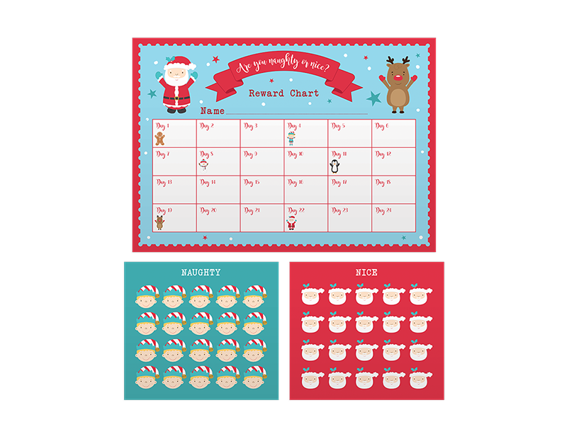 A3 Santa Reward Chart