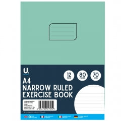 A4 Narrow Ruled Exercise Book