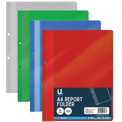 A4 Report Folder, 4pk