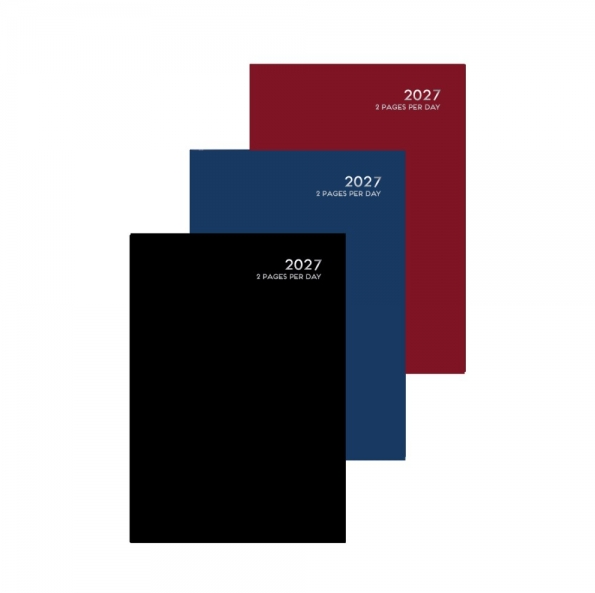 A5 2 Pages Per Day Classic Diary