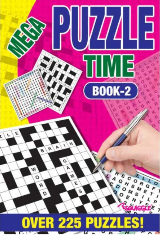 A5 Puzzle Time Book Random Design Sent x 1