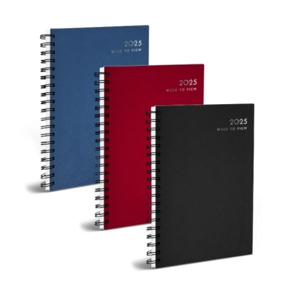 A5 Spiral Week to View Classic Diary in CDU