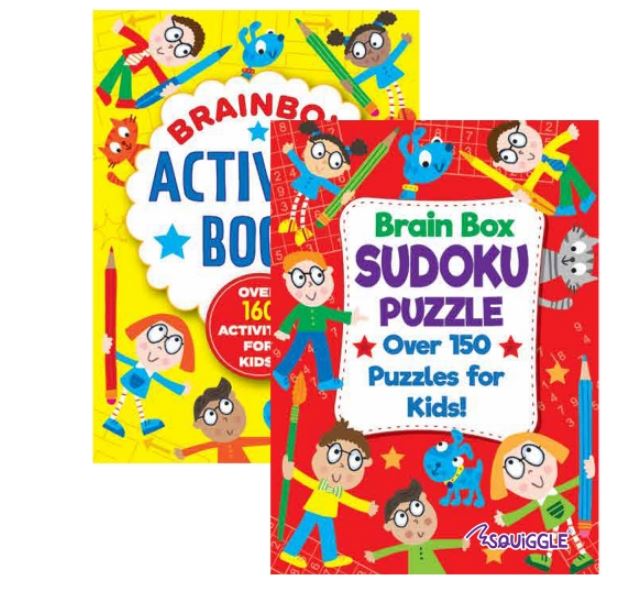 A6 Brain Box Activity Book, 2 Asst
