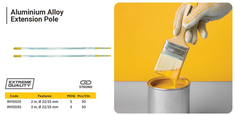 ALUMINIUM ALLOY EXTENSION POLE 3 M