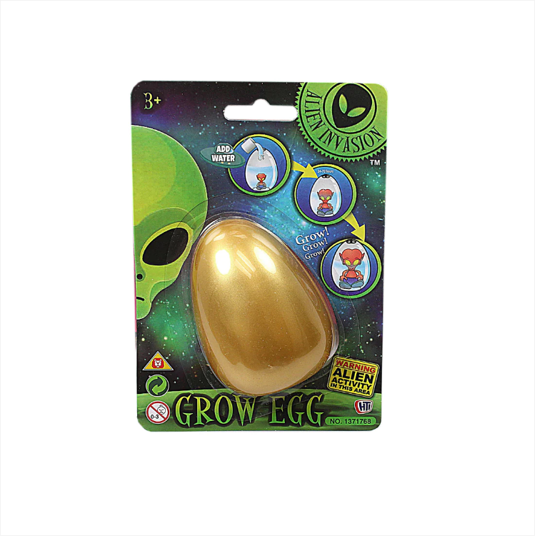 Add Water Alien Invasion Hatching Egg Alien Invasion Gold And Silver