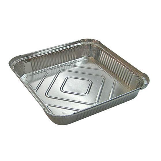 Aluminium Foil Food Roasting Tray with Lids Pack of 2