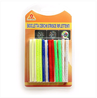 Assorted Colour Glow In Dark Bike Reflector Sticks