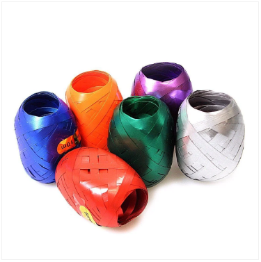 Assorted Metallic Beautiful Christmas Birthday Balloon Curling Ribbon 6 Pack 5mm x 10m