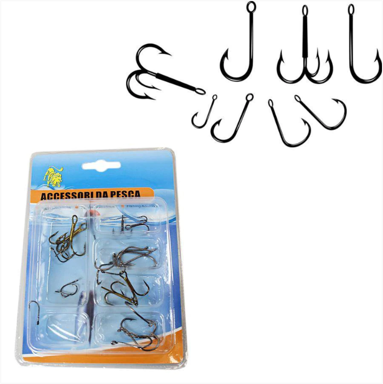 Assorted Sizes Fishing Hooks Fishing Wire Hook