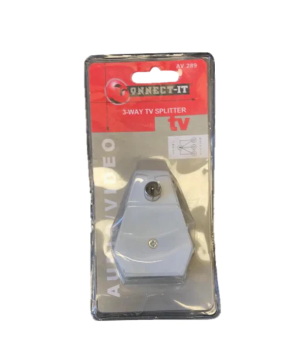 Audio / Video 3-Way TV Splitter
