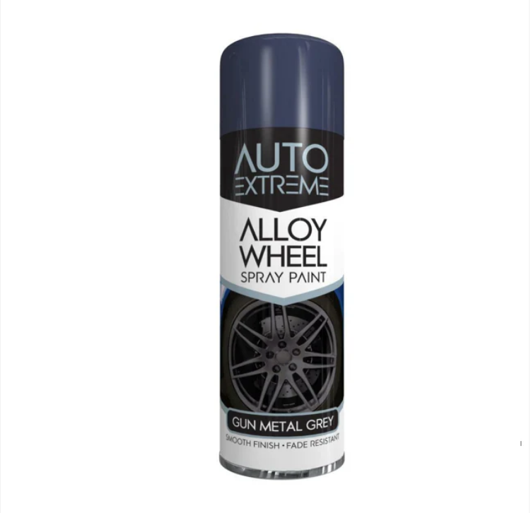 Auto Extreme Alloy Wheel Spray Paint Gun Metal Grey 300ml