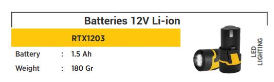 BATTERY 12V, 1.3Ah