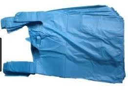 BR2 Large Blue Plastic Carrier Bags 100pcs