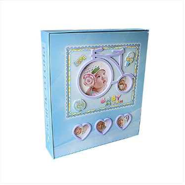 Baby Photo Album with Bicycle Design Assorted Colours