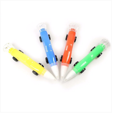 Ballpoint Pen with Led Torch Assorted Colours