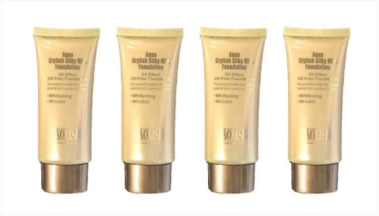 Baolishi Aqua Stylish Silky Milk Foundation Box of 24