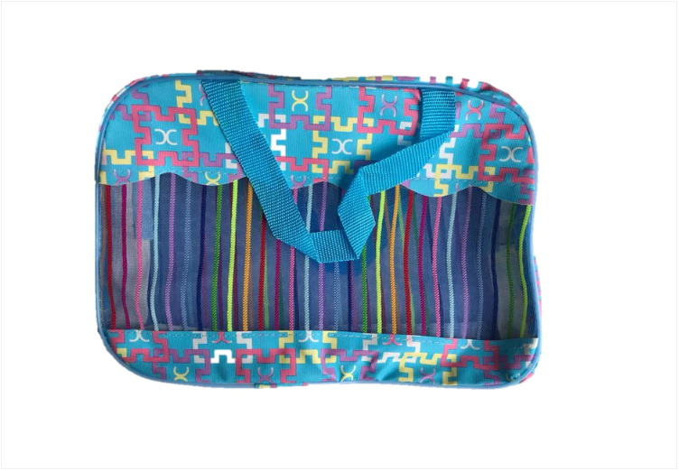 Bathroom Make-up Toiletry Travel Bag with Handles 26 x 17 x 6.5 cm Assorted Colours