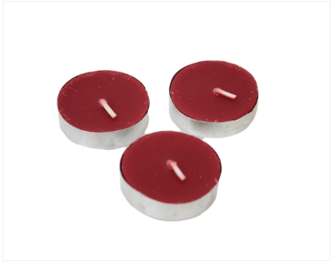 Beautifully Scented Opella Apple and Cinnamon 12 Tealight Candles 3.5 Hour Burn Time