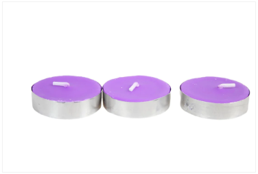 Beautifully Scented Opella Lavender 12 Tealight Candles 3.5 Hour Burn Time