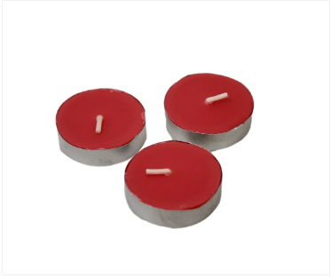 Beautifully Scented Opella Pomegranate 15 Tealight Candles 3.5 Hour Burn Time