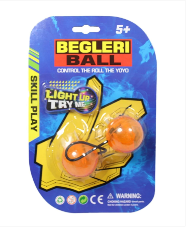 Begleri Ball Fidget Yoyo Bundle Control Chucks Game Knuckles Anti Stress 2 Colours