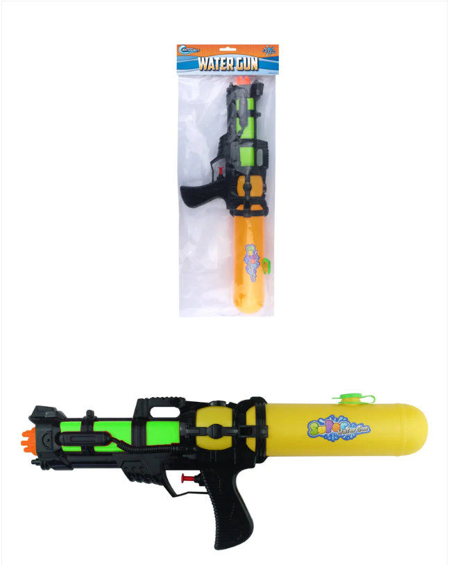 Big Outdoor Water Gun Fun Splash Water Gun Double Shot Gun 44cm