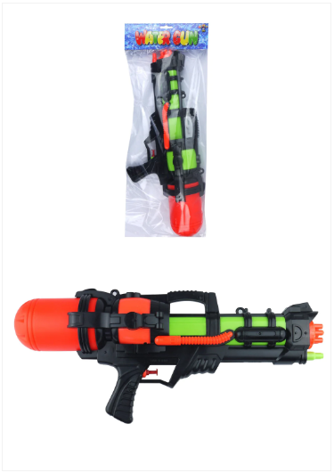 Big Outdoor Water Gun Fun Splash Water Gun Double Shot Gun 47cm