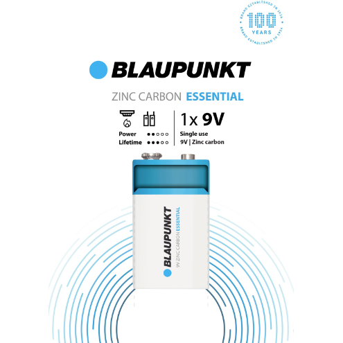 Blaupunkt 9V Zinc Carbon Battery