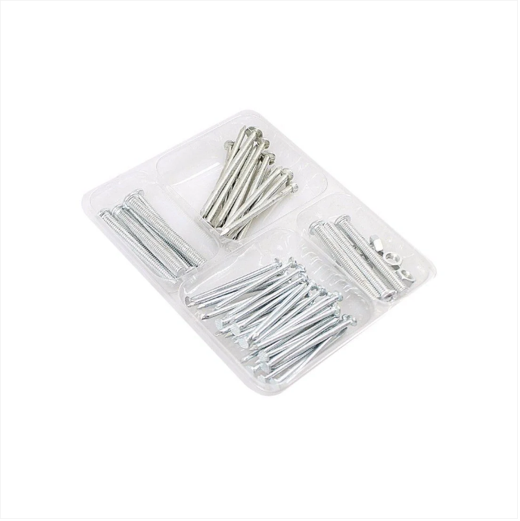 Box Of Assorted Screws Nuts Nails DIY Materials