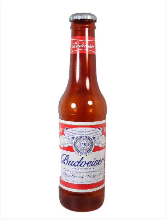 Budveiser Giant Money Bottle Fun Money Saving Large Bottle 58cm